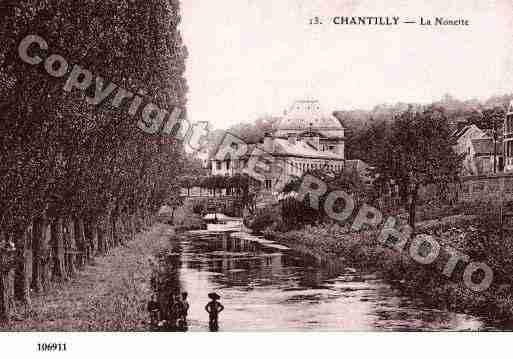 Ville de CHANTILLY, carte postale ancienne