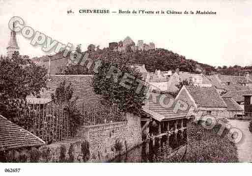 Ville de CHEVREUSE, carte postale ancienne