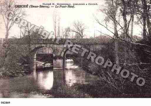 Ville de CHICHE, carte postale ancienne