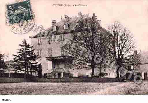 Ville de CHICHE, carte postale ancienne