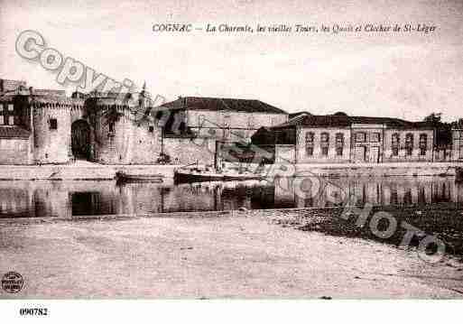 Ville de COGNAC, carte postale ancienne