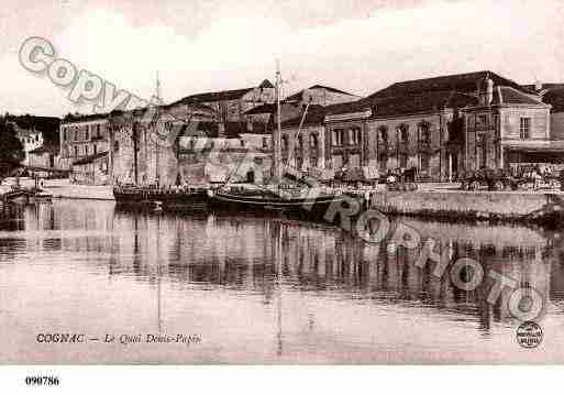 Ville de COGNAC, carte postale ancienne