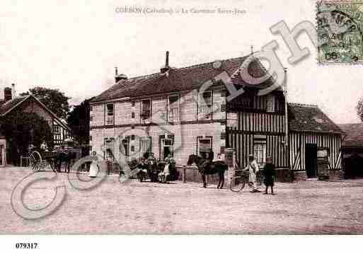 Ville de CORBON, carte postale ancienne