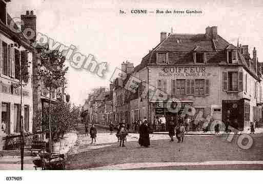 Ville de COSNESURLOIRE, carte postale ancienne