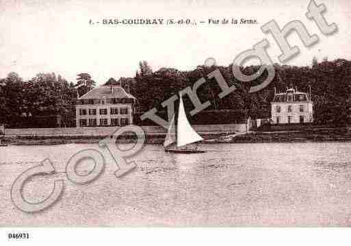 Ville de COUDRAYMONTCEAUX(LE), carte postale ancienne