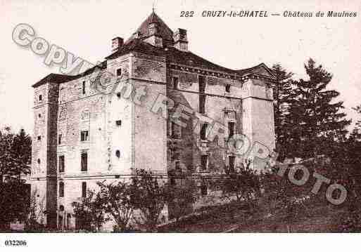 Ville de CRUZYLECHATEL, carte postale ancienne