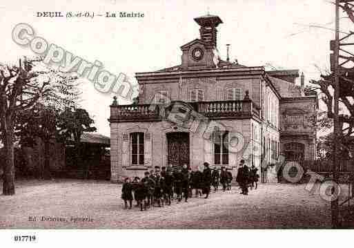 Ville de DEUILLABARRE, carte postale ancienne