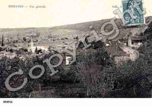 Ville de DOUVRES, carte postale ancienne