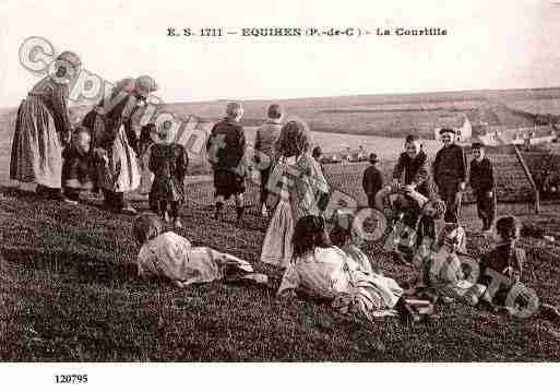 Ville de EQUIHENPLAGE, carte postale ancienne