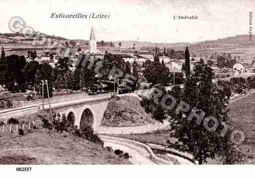 Ville de ESTIVAREILLES, carte postale ancienne