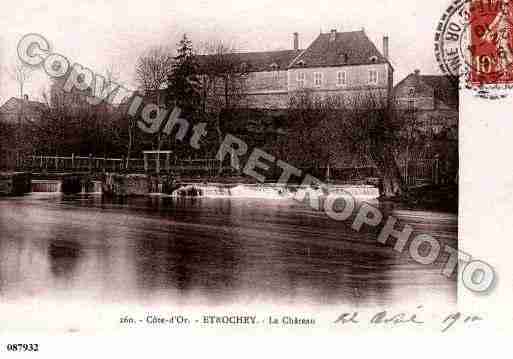 Ville de ETROCHEY, carte postale ancienne