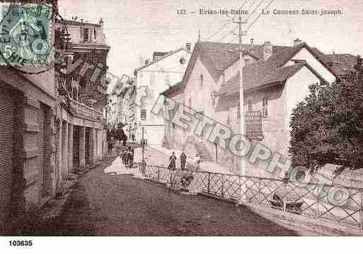 Ville de EVIANLESBAINS, carte postale ancienne