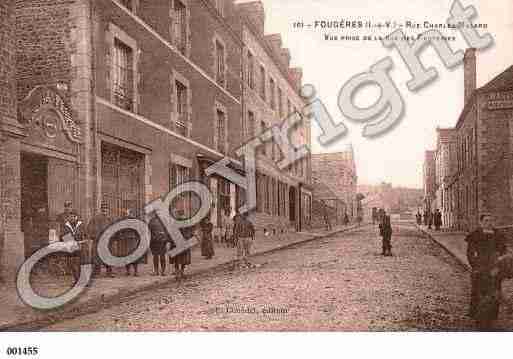 Ville de FOUGERES, carte postale ancienne