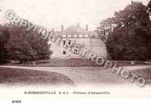 Ville de GOMMERVILLE, carte postale ancienne