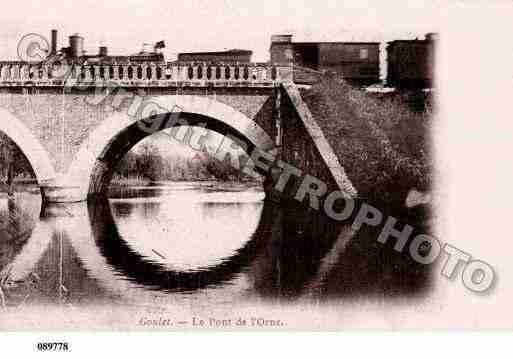 Ville de GOULET, carte postale ancienne