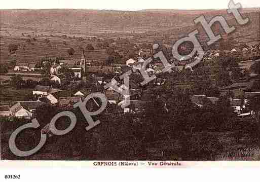 Ville de GRENOIS, carte postale ancienne Ville de GRENOIS, carte postale ancienne