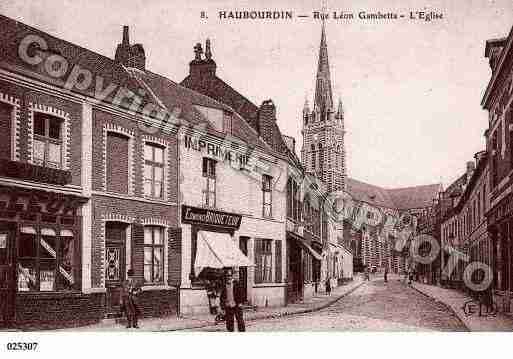 Ville de HAUBOURDIN, carte postale ancienne