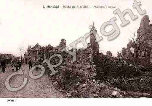 Ville de HINGES, carte postale ancienne Ville de HINGES, carte postale ancienne