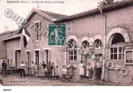 Ville de IPPECOURT, carte postale ancienne