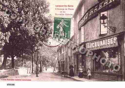 Ville de LACAUNELESBAINS, carte postale ancienne