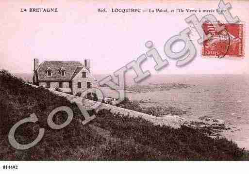 Ville de LOCQUIREC, carte postale ancienne
