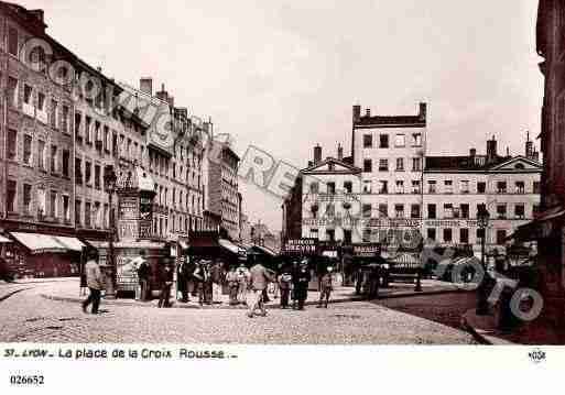 Ville de LYON, carte postale ancienne