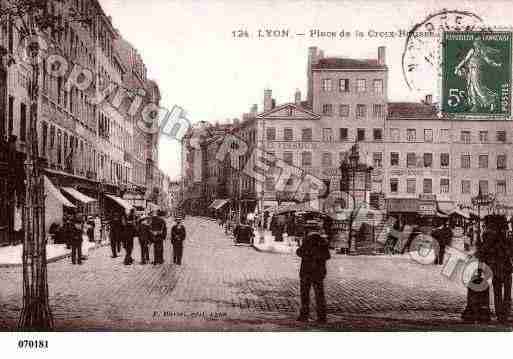 Ville de LYON, carte postale ancienne