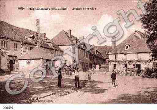 Ville de MAGNACBOURG, carte postale ancienne