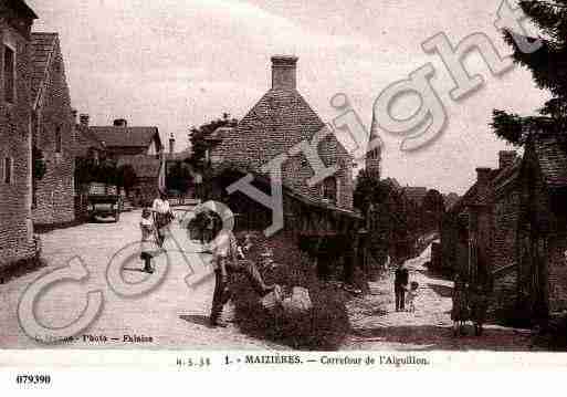 Ville de MAIZIERES, carte postale ancienne