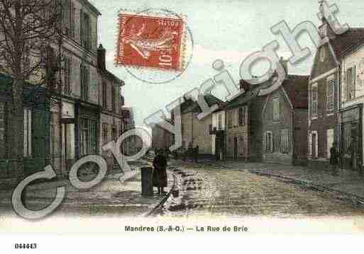 Ville de MANDRESLESROSES, carte postale ancienne