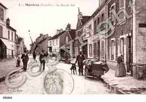 Ville de MANDRESLESROSES, carte postale ancienne