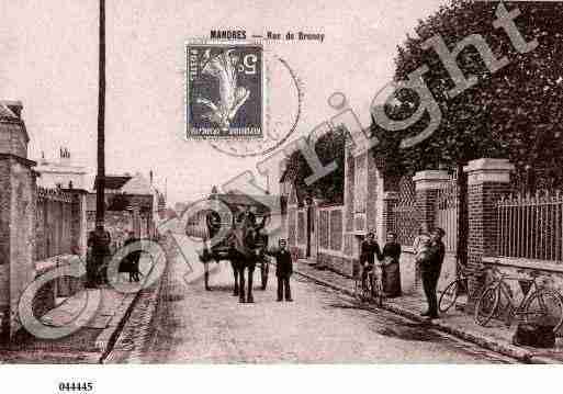 Ville de MANDRESLESROSES, carte postale ancienne