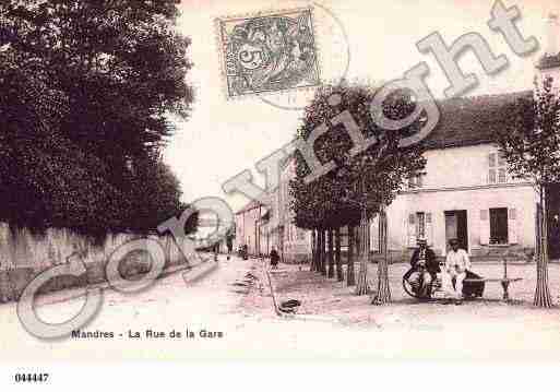 Ville de MANDRESLESROSES, carte postale ancienne