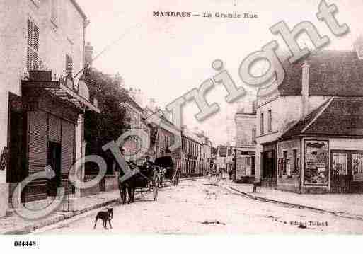 Ville de MANDRESLESROSES, carte postale ancienne