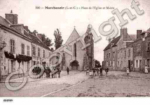 Ville de MARCHENOIR, carte postale ancienne