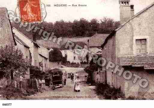 Ville de MEDIERE, carte postale ancienne