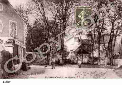 Ville de MENOUVILLE, carte postale ancienne