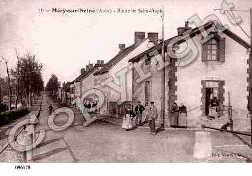 Ville de MERYSURSEINE, carte postale ancienne