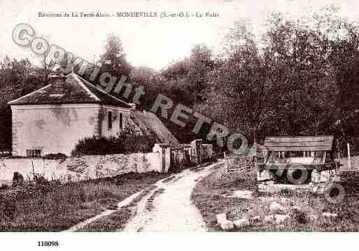 Ville de MONDEVILLE, carte postale ancienne