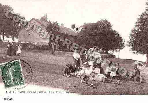 Ville de MONTSALEVE, carte postale ancienne