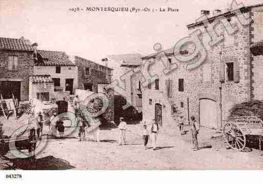 Ville de MONTESQUIEU, carte postale ancienne