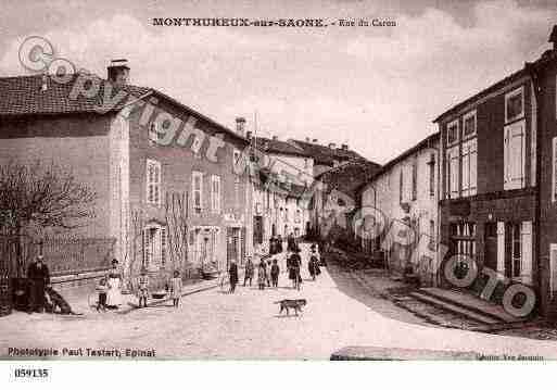 Ville de MONTHUREUXSURSAONE, carte postale ancienne