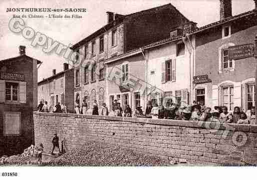 Ville de MONTHUREUXSURSAONE, carte postale ancienne