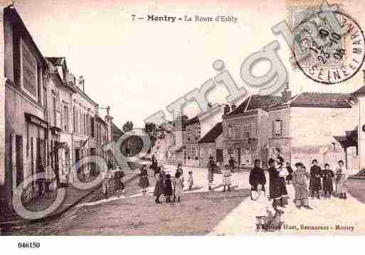 Ville de MONTRY, carte postale ancienne