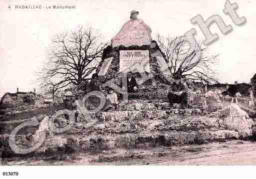 Ville de NADAILLAC, carte postale ancienne