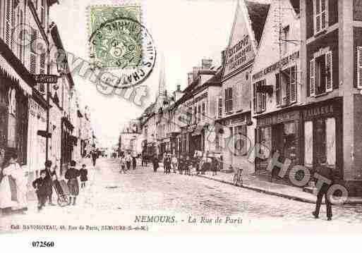 Ville de NEMOURS, carte postale ancienne
