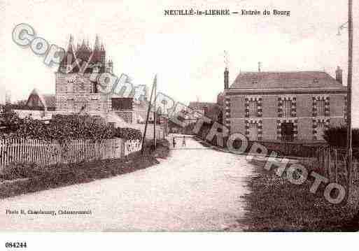 Ville de NEUILLELELIERRE, carte postale ancienne