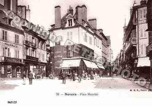 Ville de NEVERS, carte postale ancienne