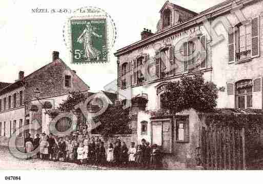 Ville de NEZEL, carte postale ancienne