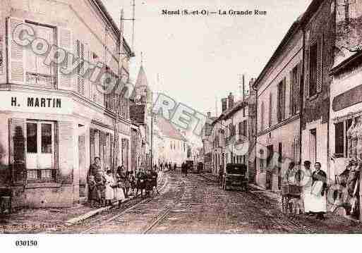 Ville de NEZEL, carte postale ancienne